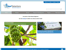 Tablet Screenshot of cleardetections.com